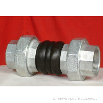 Double Sphere EPDM/NBR Rubber Threaded Expansion Joint